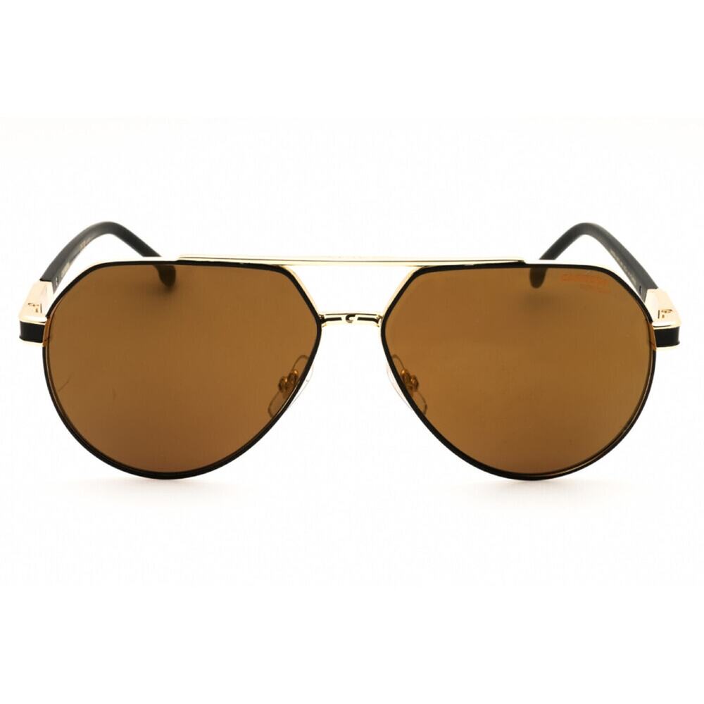 NEW!! Carrera CARRERA 1067/S 0I46YL Matte Black/Gold Sunglasses authentic